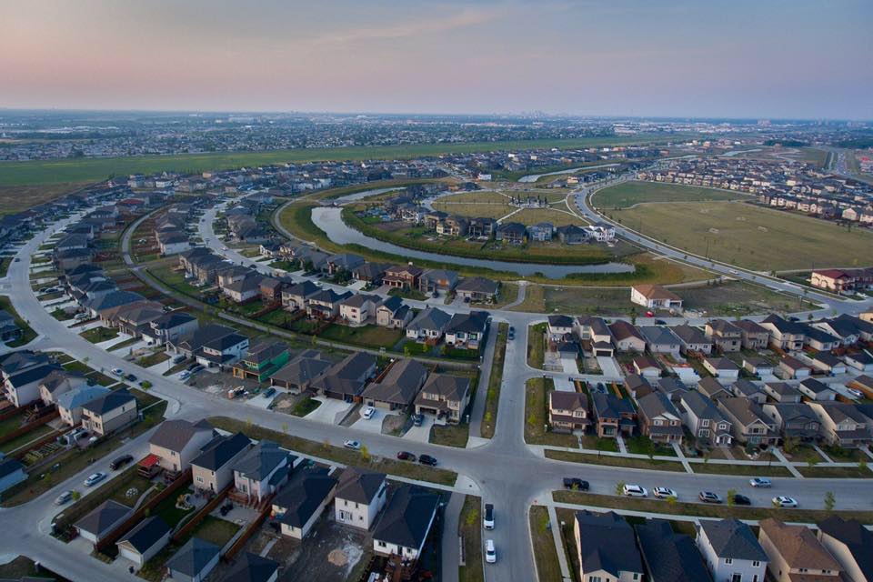 Aerial view of Bridgwater Centre